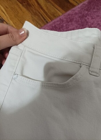 LC Waikiki beyaz kot pantalon