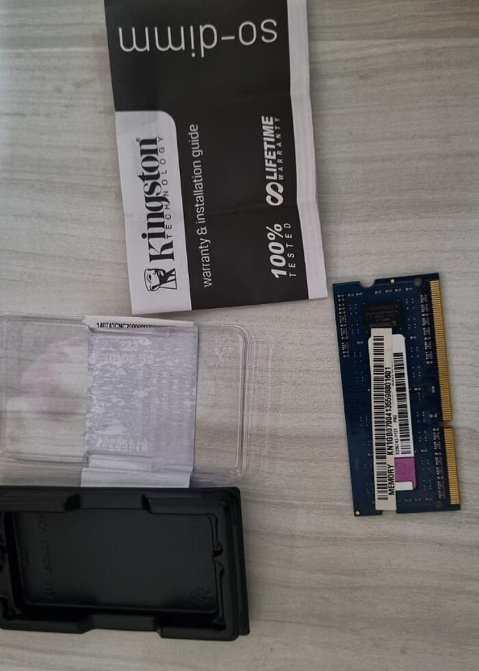 Kingston solid DDR3 1333 mhz 1 gb - Görsel 3