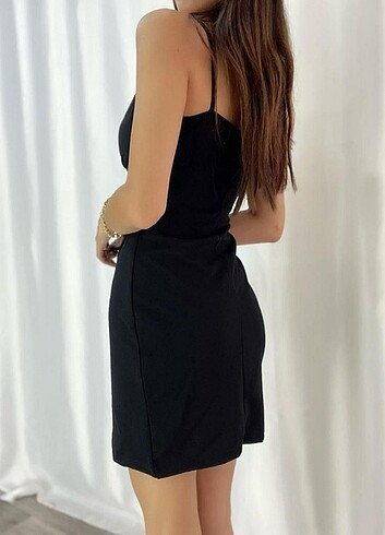 Zara Siyah Abiye Elbise 