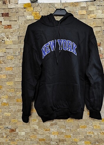 Zara Newyork Baskılı Sweatshirt 2İplik 