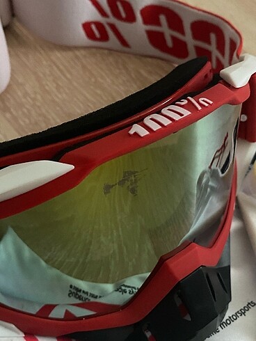 0 racecraft replika kırmızı goggle - Görsel 4