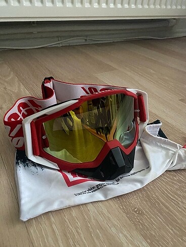 0 racecraft replika kırmızı goggle - Görsel 2