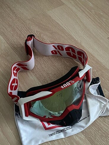 0 racecraft replika kırmızı goggle - Görsel 3