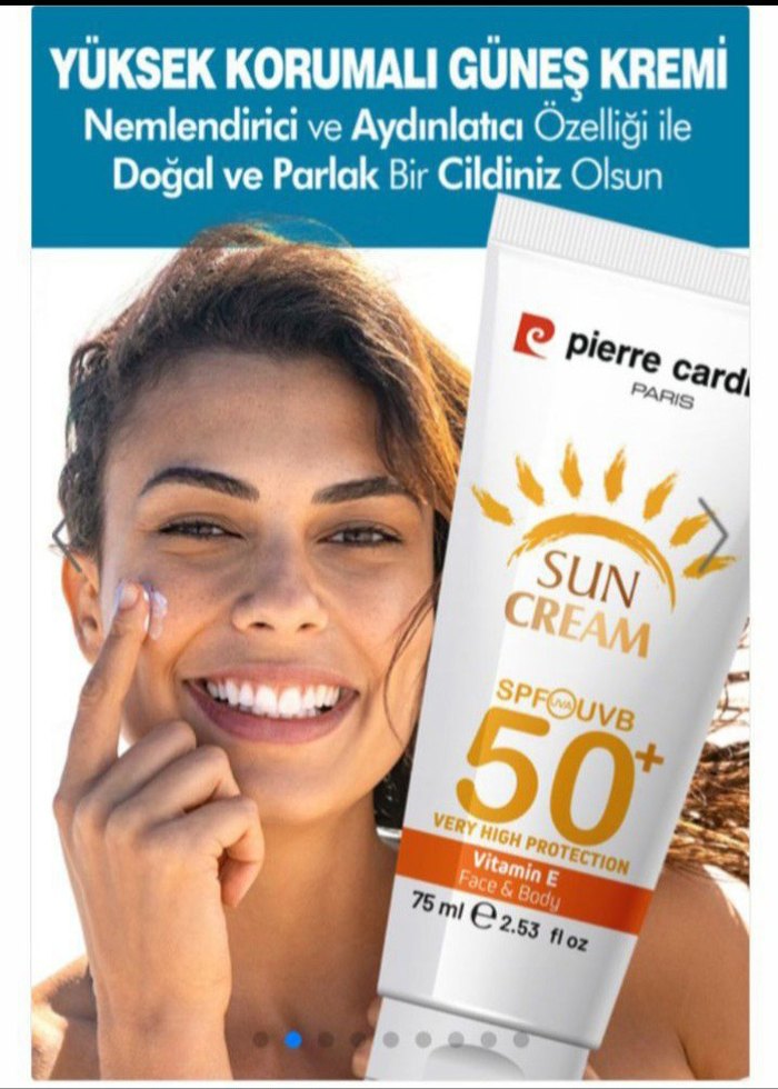 Pierre Cardin SPF 50+ Yüksek Koruma Güneş Kremi 75ml - Görsel 3