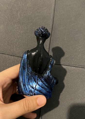 Koyu Mavi Kadın lokumluk sunumluk - Görsel 3