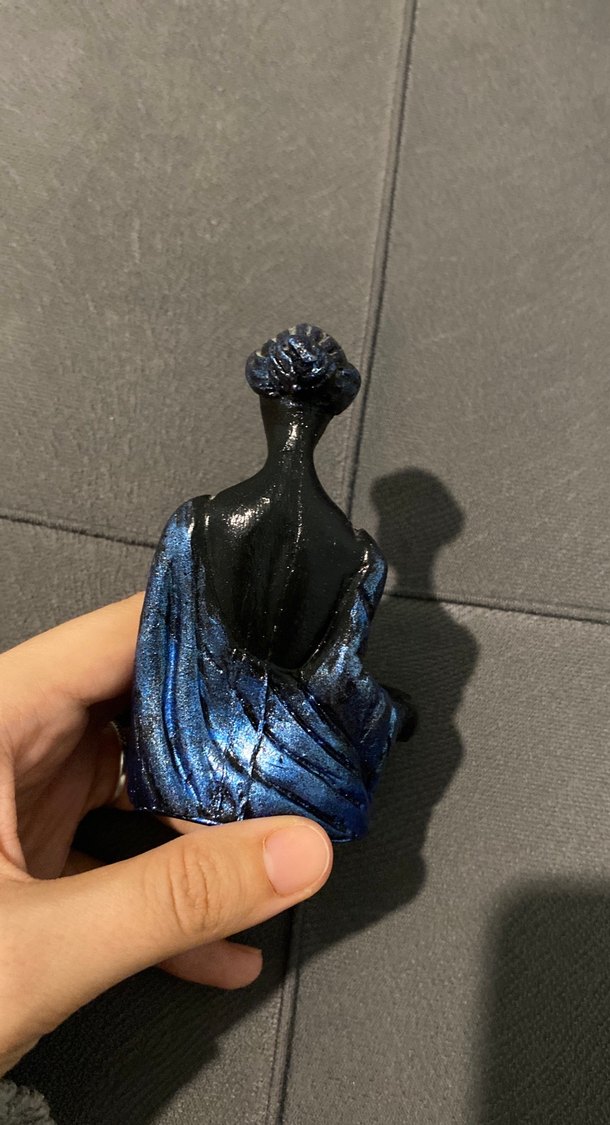 Koyu Mavi Kadın lokumluk sunumluk - Görsel 3