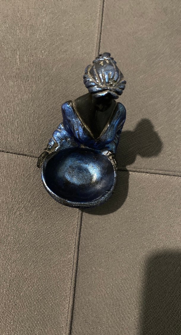 Koyu Mavi Kadın lokumluk sunumluk - Görsel 2