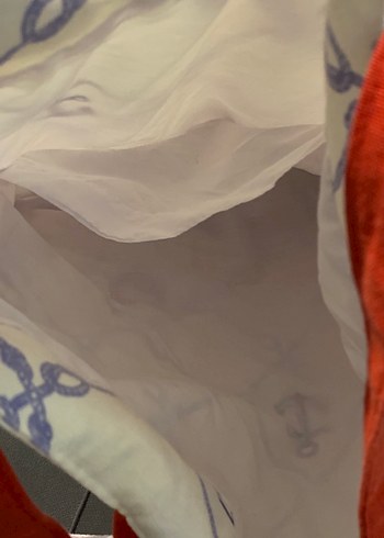 Renkli Baskılı Fermuarlı Kadın Plaj Çantası - Görsel 2