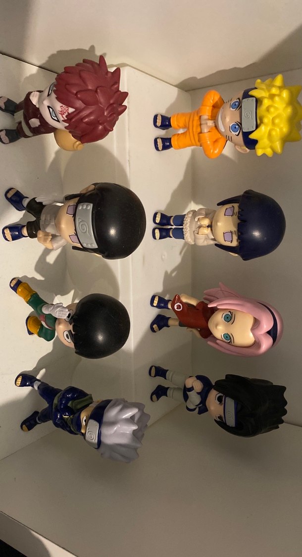 Renkli Naruto Aksiyon Figürleri Seti - Görsel 2