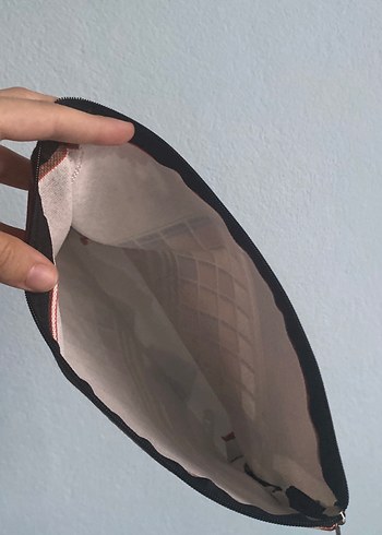 Baskılı kumaş Kadın Makyaj Çantası - Görsel 2