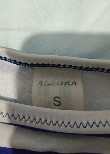 Mavi Çizgili Kadın Bikini Takımı - Görsel 2