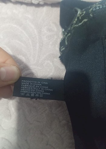 Kadın Gri Baskılı Fermuarlı Çapraz Çanta - Görsel 4