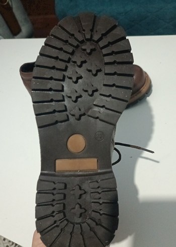 Kahverengi Deri Erkek Klasik Ayakkabı - Görsel 3