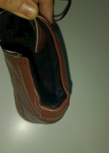 Kahverengi Deri Erkek Klasik Ayakkabı - Görsel 4