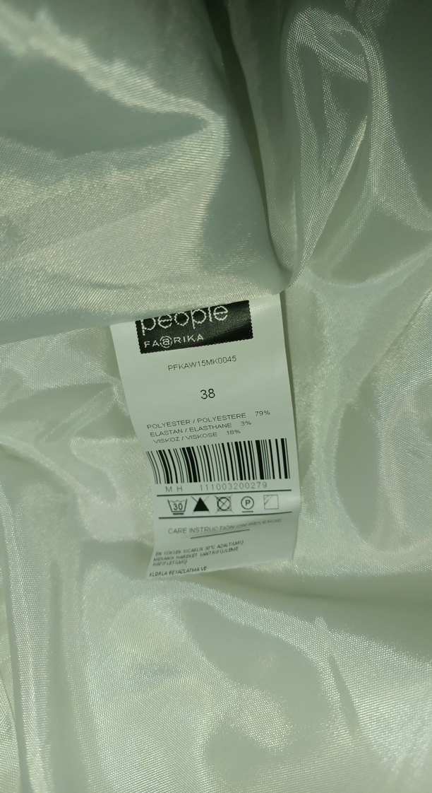 Beyaz Uzun Kesim  Kaban - Görsel 4