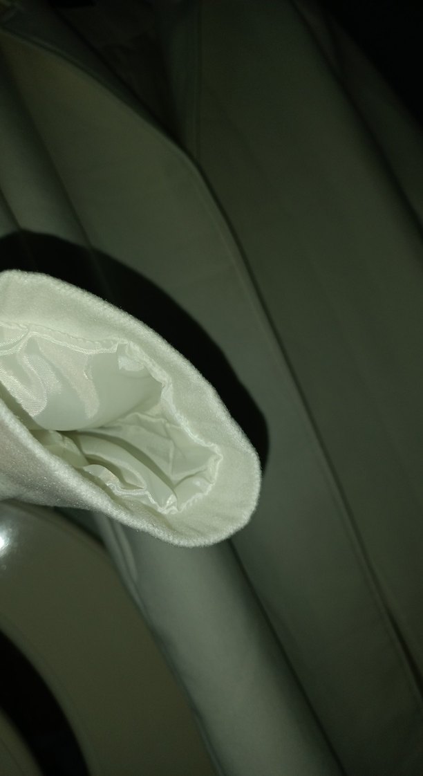 Beyaz Uzun Kesim  Kaban - Görsel 3