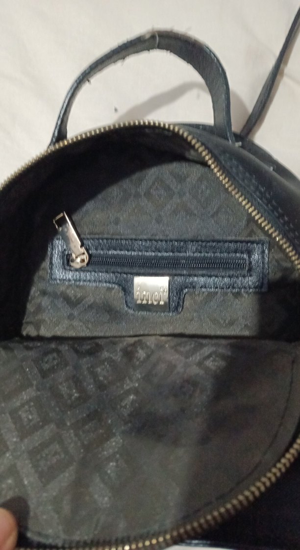 Siyah Deri Kadın Sırt Çantası - Görsel 3