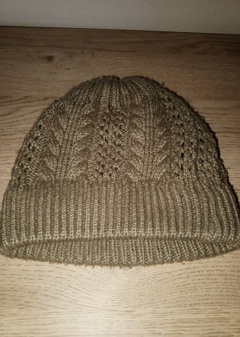 Bej Örgü Kadın Bere - Görsel 2