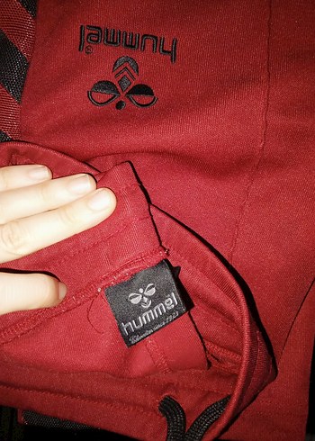 Kırmızı orjinal hummel bordo eşofman altı - Görsel 3