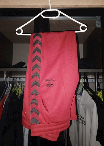 Kırmızı orjinal hummel bordo eşofman altı - Görsel 4