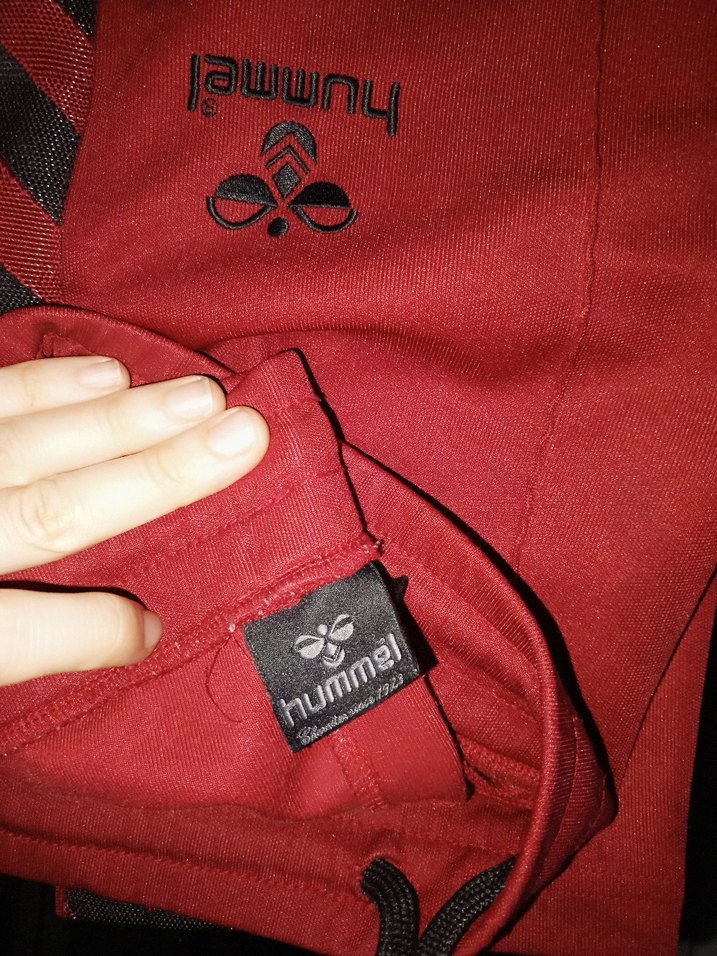 Kırmızı orjinal hummel bordo eşofman altı - Görsel 3