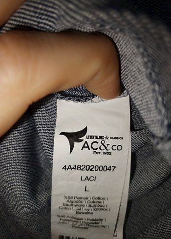 Gri Düğmeli Erkek Polo Tişört altın Yıldız marka - Görsel 2