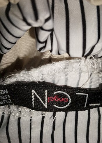 Kadın Beyaz Pilili Midi Pantolon - Görsel 2