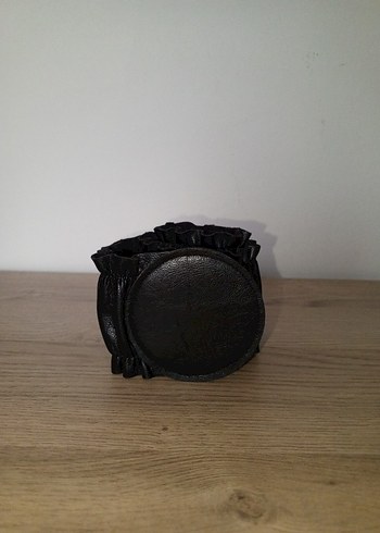 kadin siyah lastikli kemer - Görsel 2