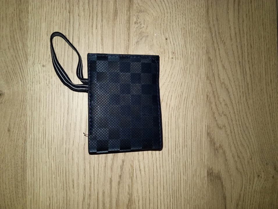 lacivert Kareli Erkek Cüzdanı - Görsel 3