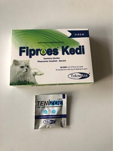 Kedi dış parazit ve iç parazit