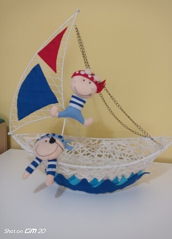 Deniz temali odalara Gemi sepet  - Görsel 5