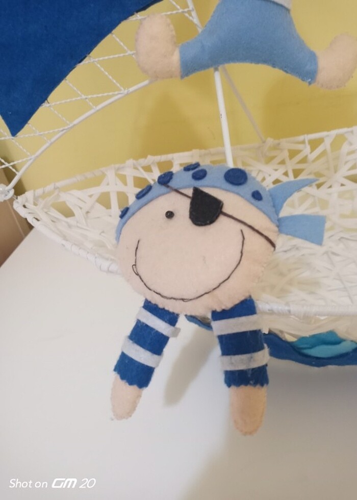 Deniz temali odalara Gemi sepet  - Görsel 4