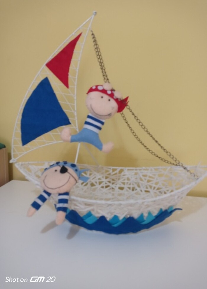 Deniz temali odalara Gemi sepet  - Görsel 5