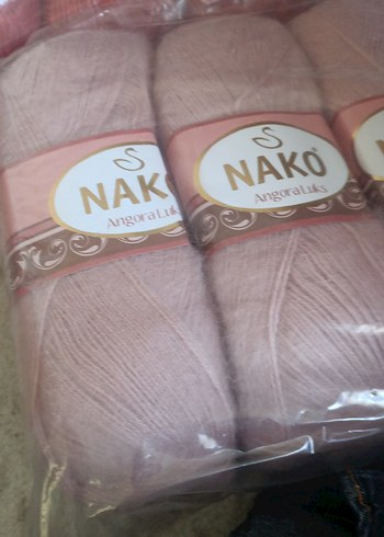 Pembe Yumuşak El İşi İpi Paketi Angora serisi   5li paket ipler - Görsel 6