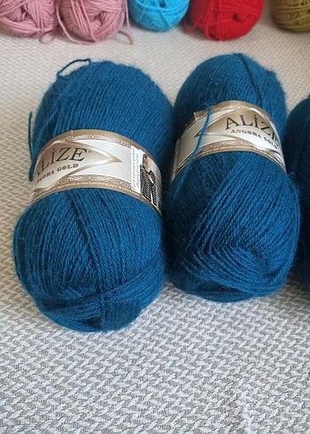 Bohem Angora Yün İplik - Petrol Mavisi - Görsel 3