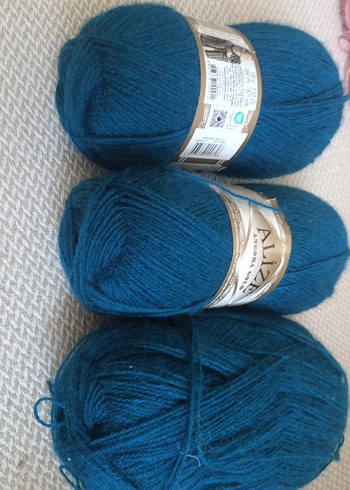 Bohem Angora Yün İplik - Petrol Mavisi - Görsel 4