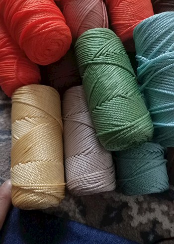 Renkli Makrome İpi Seti - Görsel 3