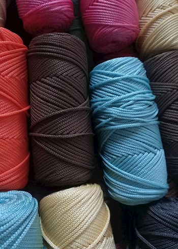 Renkli Makrome İpi Seti - Görsel 4