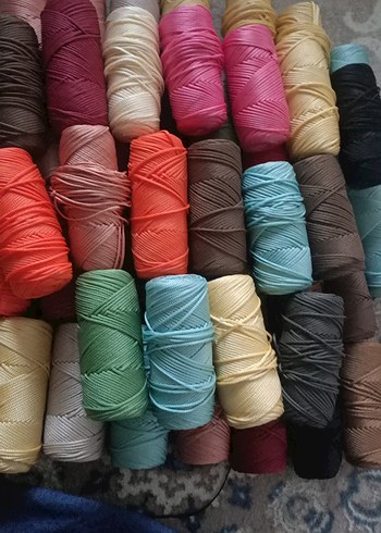 Renkli Makrome İpi Seti - Görsel 2