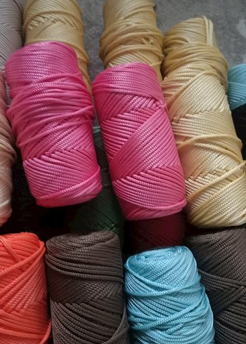 Renkli Makrome İpi Seti - Görsel 6