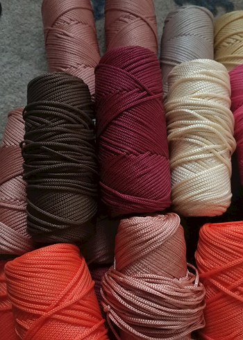 Renkli Makrome İpi Seti - Görsel 5