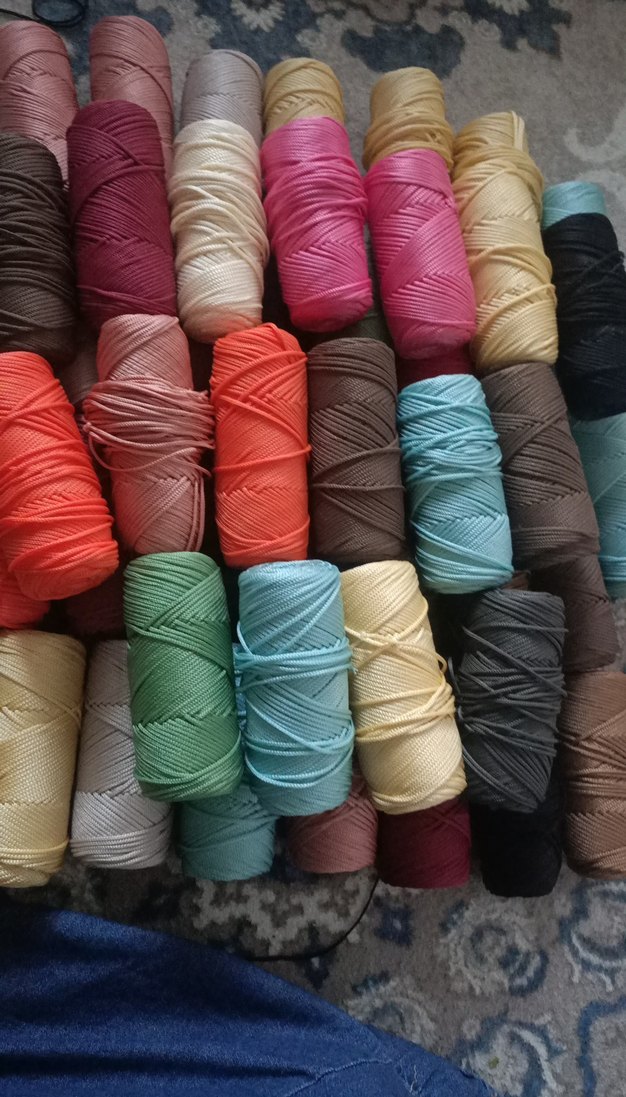 Renkli Makrome İpi Seti - Görsel 2