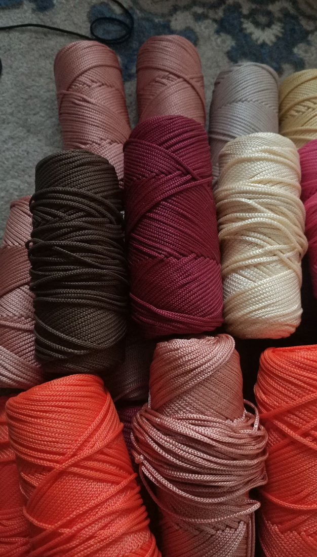 Renkli Makrome İpi Seti - Görsel 5