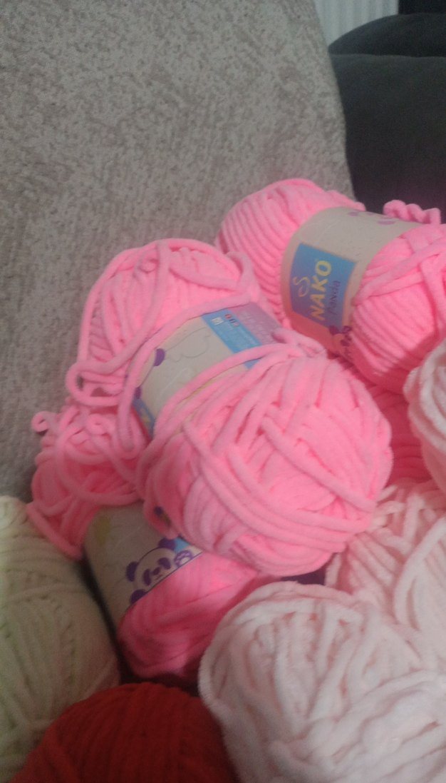 NAKO Panda Kadife İp Seti - Görsel 3