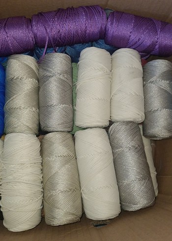 Bohem Stil Çok Renkli İplik Seti - Görsel 3