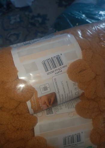 Pastel Turkuaz Çocuk Battaniyesi Yün - Görsel 4