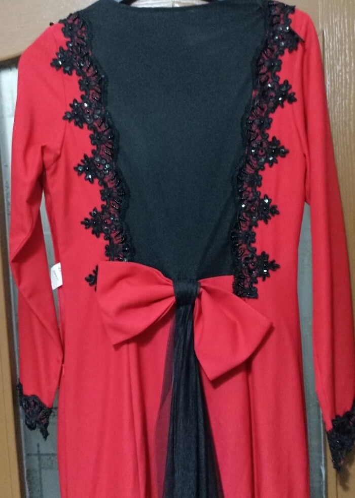 Abiye kuyruklu elbise - Görsel 2