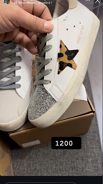 38 Beden beyaz Renk İthal A+ quality golden goose