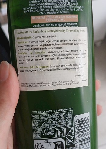  Beden Yves Rocher Gentle Saç Kremi 200ml