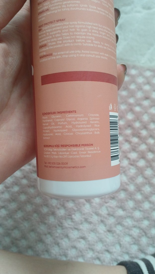 Enzyam Isı Koruyucu Saç Spreyi - Görsel 3